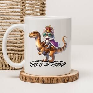 Dungeon Crawler Carl 15 oz Mug Coffee Cup Donut Cat Funny Novel Book 11